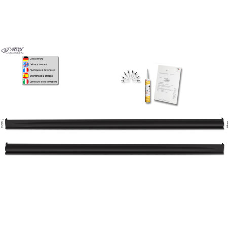 Set minigonne per PEUGEOT 1007 "Edition" (Cod. R-RDSL400111)