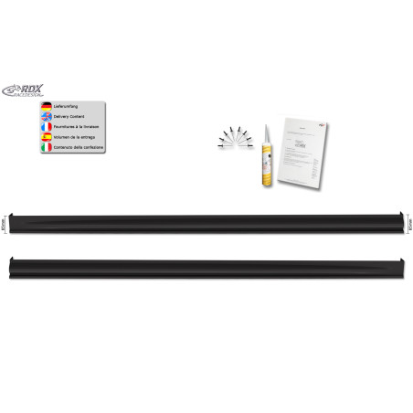 Set minigonne per PEUGEOT 308 (Type L / 2013-2021) "Edition" (Cod. R-RDSL400154)