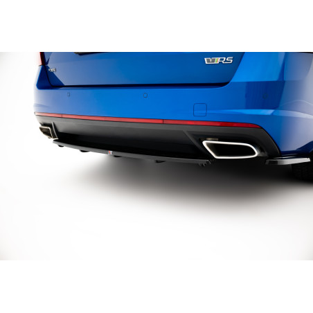 Splitter posteriore Skoda Octavia RS Mk3 / Mk3 FL  / FAMILIARE (Cod. M-SK-OC-3/3F-RS-RD1+RD2G)