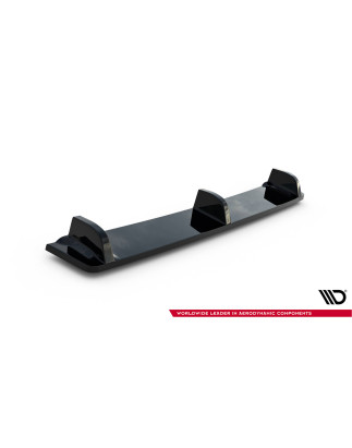 Splitter posteriore VW GOLF VII R (con barre verticali) (Cod. M-VW-GO-7-R-RD1+RD2G)