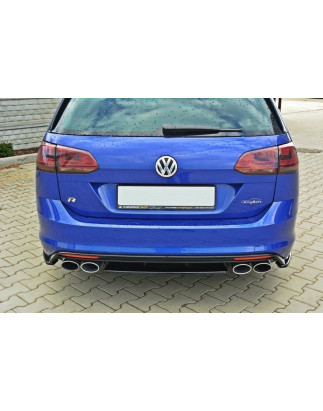 Splitter posteriore VW GOLF MK7 R FAMILIARE (senza barra verticale) (Cod. M-VW-GO-7-R-VA-RD1G)