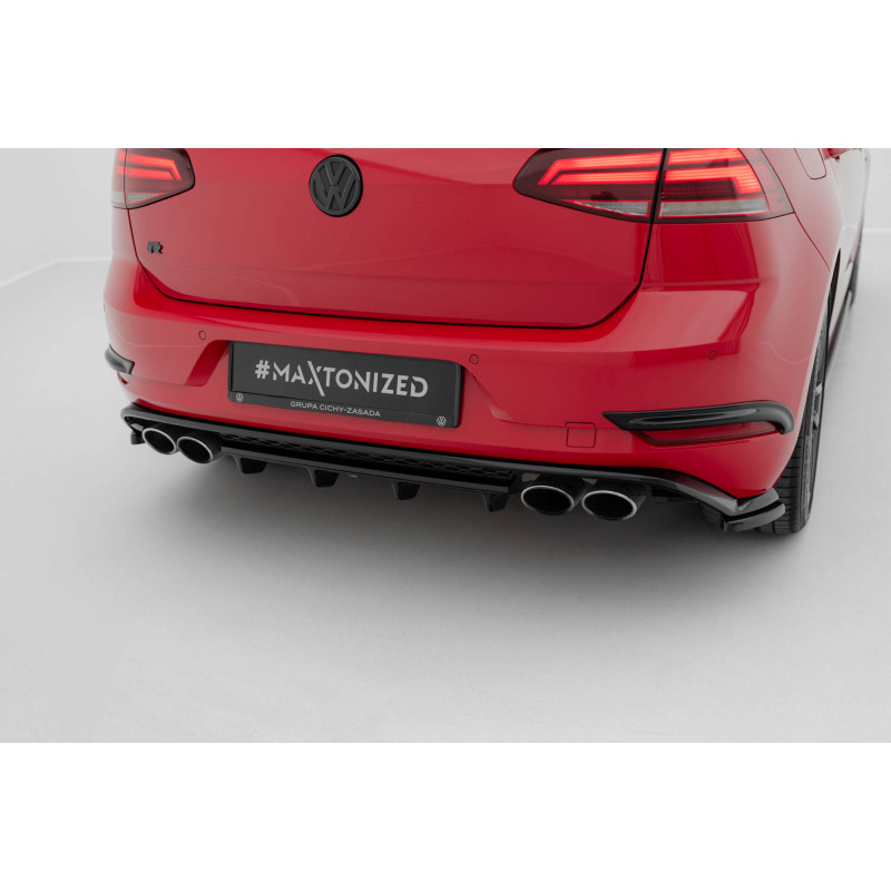 Splitter posteriore Volkswagen Golf R  Mk7 Facelift (Cod. M-VW-GO-7F-R-RS2G)