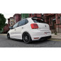 Splitter posteriore (con barra verticale) Volkswagen Polo GTI Mk5 Facelift (Cod. M-VW-PO-5F-GTI-RSD1