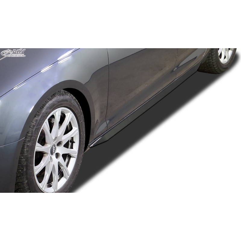Set minigonne per AUDI A4 8W B9 (-2019 & Facelift 2019+) "Slim" - AUDI A4 (B9) (Cod. R-RDSL500041)