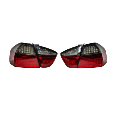 Fari Posteriori BMW E90 05 4P Led Red Smoked (Cod. E-FAB0096)