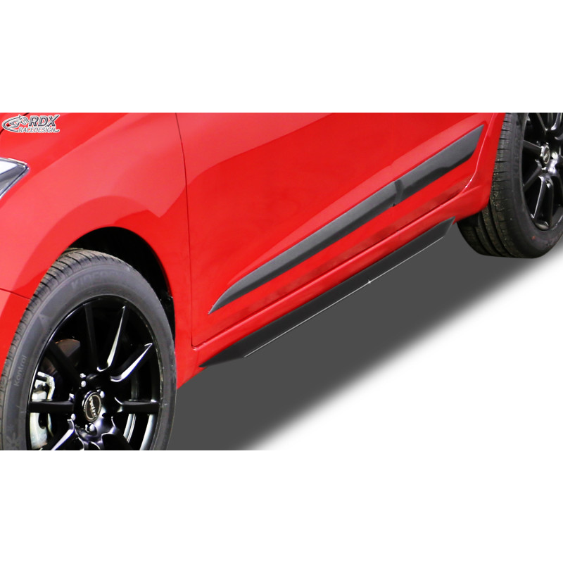Set minigonne per HYUNDAI i20 GB (2014-2018 & 2018+) "Slim" (Cod. R-RDSL500055)