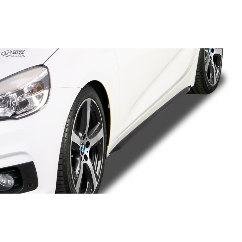 Set minigonne per BMW serie 2 F45 Active Tourer / F46 Gran Tourer "Slim" (Cod. R-RDSL500082)