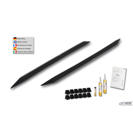 Set minigonne per VW Caddy MAXI (SK/ SKN / 2020+) "Slim"  (Cod. R-RDSL500134)