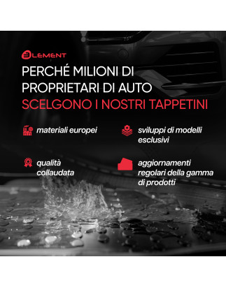 Tappetino su misura per DAEWOO Nexia 1995-2008, 2008-, berlina (Grigio) (Cod. N-EXP.NLC.11.05.B10gn)