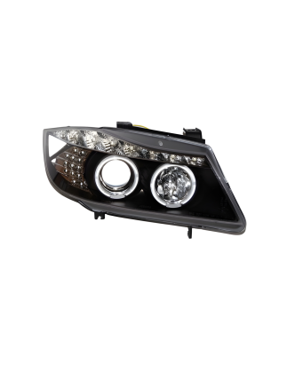 Fari Day Light BMW E90 - E91 2005-2008 Nero (Cod. E-FAB0095)