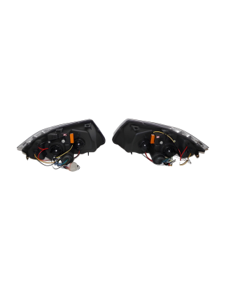 Fari Day Light BMW E90 - E91 2005-2008 Nero (Cod. E-FAB0095)