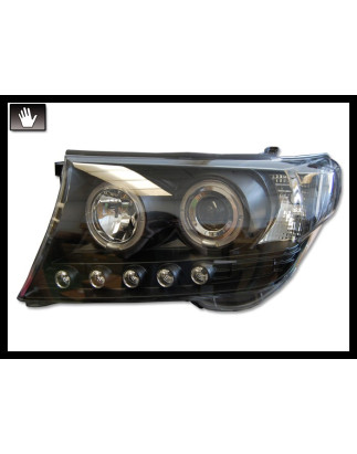 Fari Day Light Toyota Land Cruiser F J200 08 Black H1-H1 (Cod. E-FAT0015)