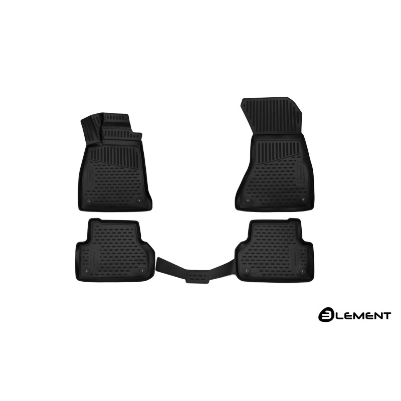 3D Tappetini su misura per AUDI A5, 03/2016-, 4WD, (Europe), 4 pcs. (Cod. N-EXP.ELEMENT3D0429210k)