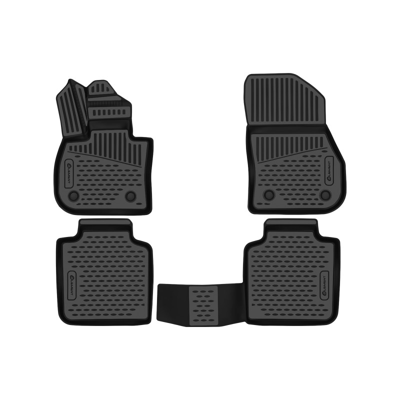 3D Tappetini su misura per BMW X1 (U11) 2022 -, Europe, 4pcs. (Cod. N-EXP.ELEMENT3DA67546210k)