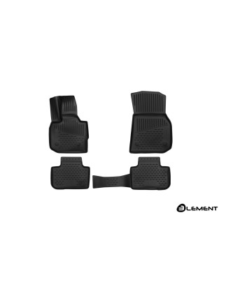 3D Tappetini su misura per BMW X3, 2017-, (G01), SUV, (Europe), 4 pcs. (Cod. N-EXP.ELEMENT3D0544210k
