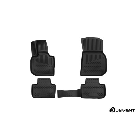 3D Tappetini su misura per BMW X3, 2017-, (G01), SUV, (Europe), 4 pcs. (Cod. N-EXP.ELEMENT3D0544210k