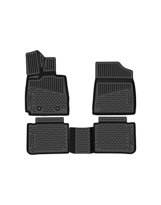 3D Tappetini su misura per BYD Han (I Rest) 2023 - Sedan, 4pcs. (Cod. N-EXP.ELEMENT3DAN0699210k)