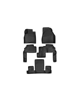 3D Tappetini su misura per CHEVROLET Traverse /BUICK Enclave, 2007-2017, 2nd row Capitan, SUV, 5 pcs