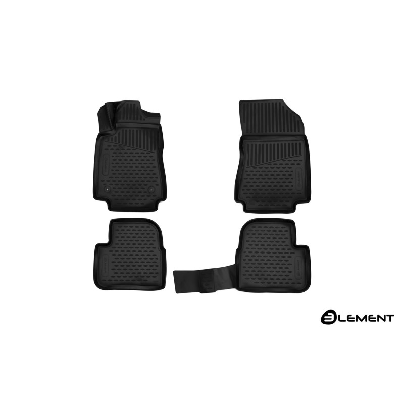 3D Tappetini su misura per CITROEN C3 (CIII), 2016-, berlina 2 volumi, (Europe), 4 pcs. (Cod. N-EXP.