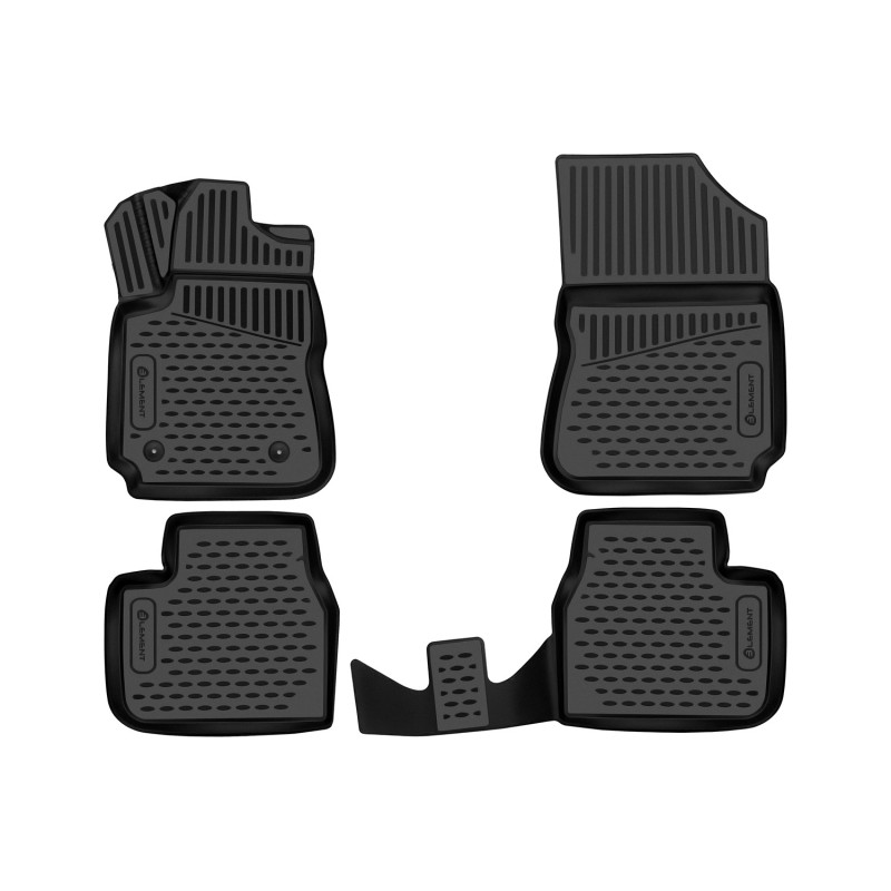 3D Tappetini su misura per CITROEN C4 Cactus, 2014-, SUV, (Europe), 4 pcs. (Cod. N-EXP.ELEMENT3D1042