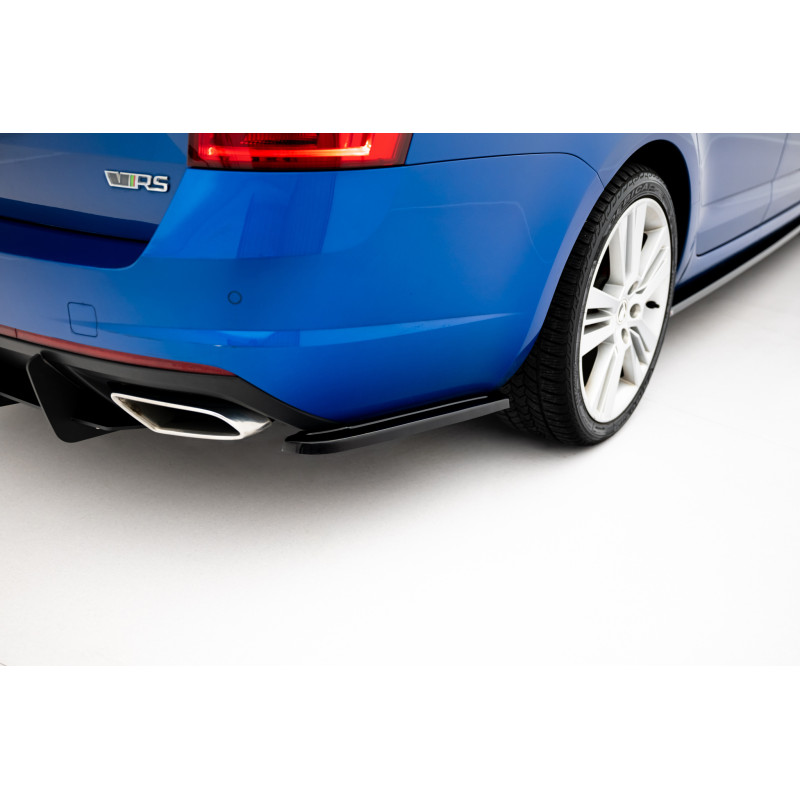 Splitters posteriori laterali Skoda Octavia RS Mk3 / Mk3 FL  / FAMILIARE (Cod. M-SK-OC-3/3f-RS-RSD1G