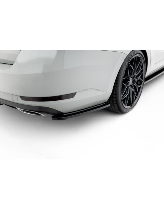 Splitters posteriori laterali V.1 Skoda Superb Liftback / Combi Mk3 (Cod. M-SK-SU-3-RSD1G)