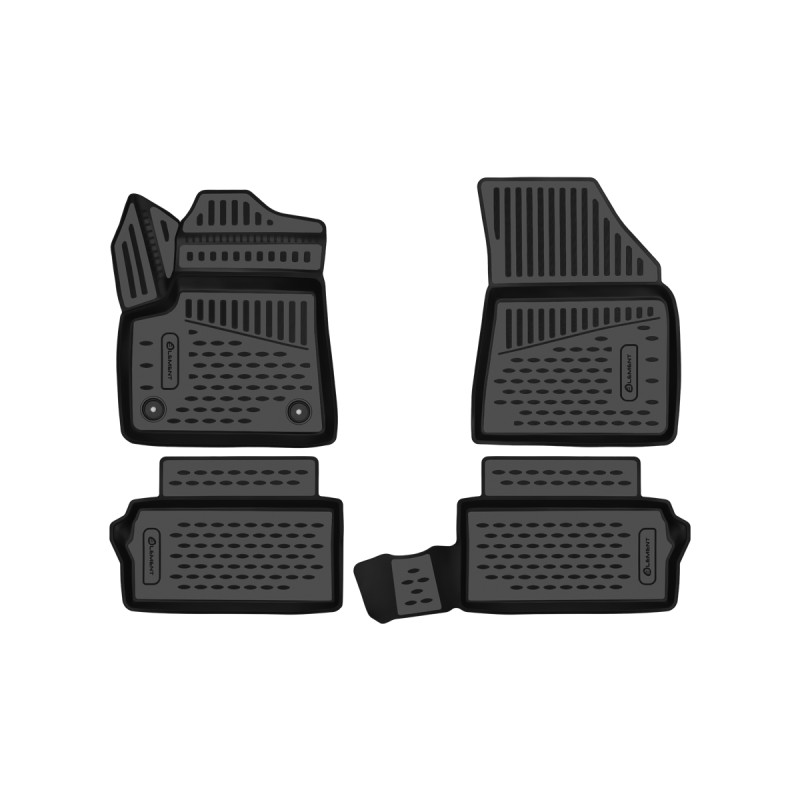 3D Tappetini su misura per FIAT Grande Panda 2025 - Hatchback, Electro, Europe, 4pcs. (polyurethane)
