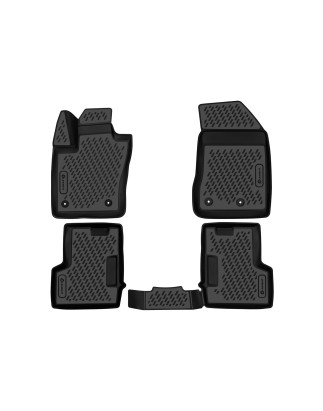 3D Tappetini su misura per FIAT 500x, 2014-, (Europe), 4 pcs. (Cod. N-EXP.CARFIAT00001)