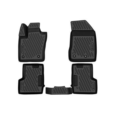 3D Tappetini su misura per FIAT 500x, 2014-, (Europe), 4 pcs. (Cod. N-EXP.CARFIAT00001)