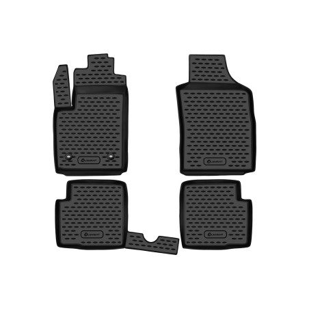 Tappetini su misura per FIAT 500, 2007-2015, 4 pcs. (Cod. N-EXP.NLC.15.16.210k)