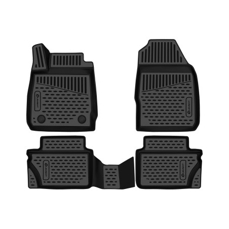 3D Tappetini su misura per FORD Fiesta (Mk6r) 2012-2019, 4 pcs. (Cod. N-EXP.ELEMENT3D1658210k)