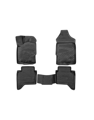 3D Tappetini su misura per FORD Ranger Supercrew, 2019-  4 pcs. (Cod. N-EXP.ELEMENT3D02333210k)