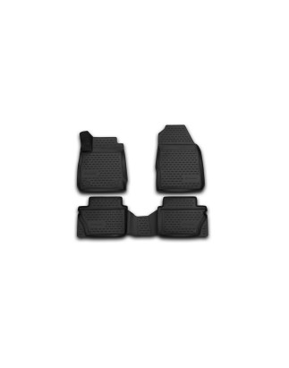 Floor 3D  mats designed for FORD Fiesta, 2008-2017, 4 pcs (Cod. N-EXP.NLC.3D.16.58.210k)