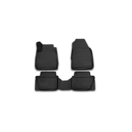 Floor 3D  mats designed for FORD Fiesta, 2008-2017, 4 pcs (Cod. N-EXP.NLC.3D.16.58.210k)
