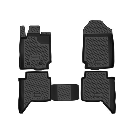 Tappetini su misura per FORD Ranger, 4 doors, 2011-2022, 4 pcs. (Cod. N-EXP.CARFRD00005kh)