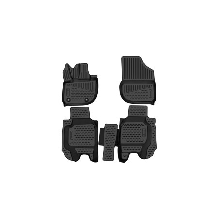 3D Tappetini su misura per HONDA Vezel (II) 2021 - row 4pcs. (Cod. N-EXP.ELEMENT3DA68662210k)