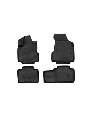 3D Tappetini su misura per HONDA Ridgeline, 2006-2014, pick-up., USA, 4 pcs. (Cod. N-EXP.ELEMENT3D01
