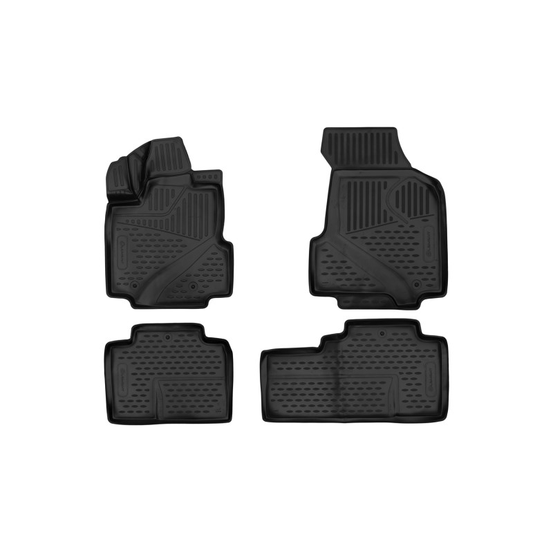 3D Tappetini su misura per HONDA Ridgeline, 2006-2014, pick-up., USA, 4 pcs. (Cod. N-EXP.ELEMENT3D01