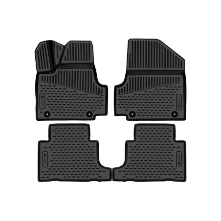 3D Tappetini su misura per Hyundai Ioniq 5 (NE) 2020-, Elecrto, SUV, 4pcs (Cod. N-EXP.ELEMENT3DA6746