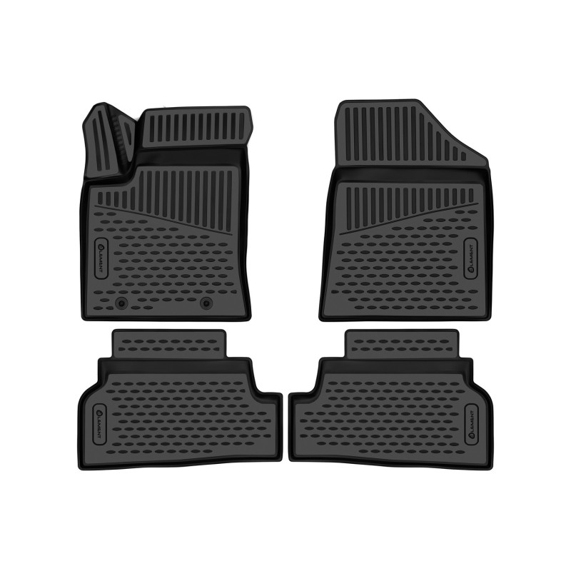3D Tappetini su misura per HYUNDAI Kona (I rest) 2020-, SUV, Europe, electric, 4 pcs. (Cod. N-EXP.EL