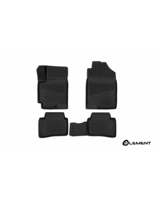 Tappetini 3D designed for HYUNDAI Solaris, 2017-, Comfort / Solaris KRS 2024 - /Solaris HS 2024-, 4 