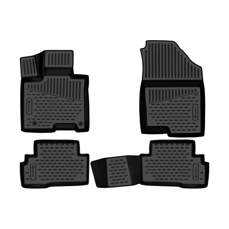 3D Tappetini su misura per HYUNDAI Tucson (IV Restyling) 2023- Hybrid, Europe, row 4pcs. (Cod. N-EXP
