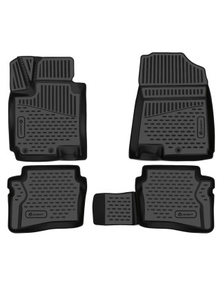 3D Tappetini su misura per HYUNDAI i20, 2014-, berlina 2 volumi, Europe, 4 pcs. (Cod. N-EXP.ELEMENT3