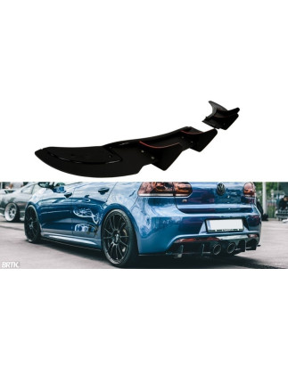 Splitters posteriori laterali VW GOLF VI R (CNC) (Cod. M-VW-GO-6-R-CNC+RSD2G)