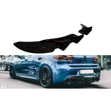 Splitters posteriori laterali VW GOLF VI R (CNC) (Cod. M-VW-GO-6-R-CNC+RSD2G)