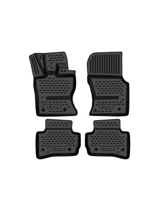 3D Tappetini su misura per JAGUAR F-Pace, 2016- , LHD, 5-door crossover 4 pcs. (Cod. N-EXP.ELEMENT3D