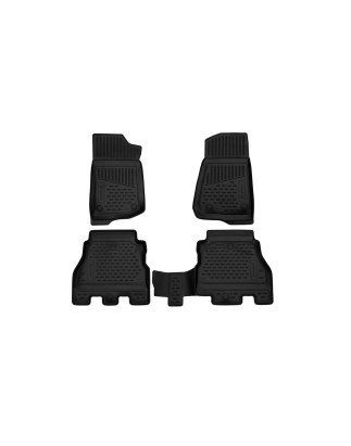 Tappetini su misura per JEEP Wrangler, 2018-, (USA), 4 pcs. (Cod. N-EXP.ELEMENT1886210k)
