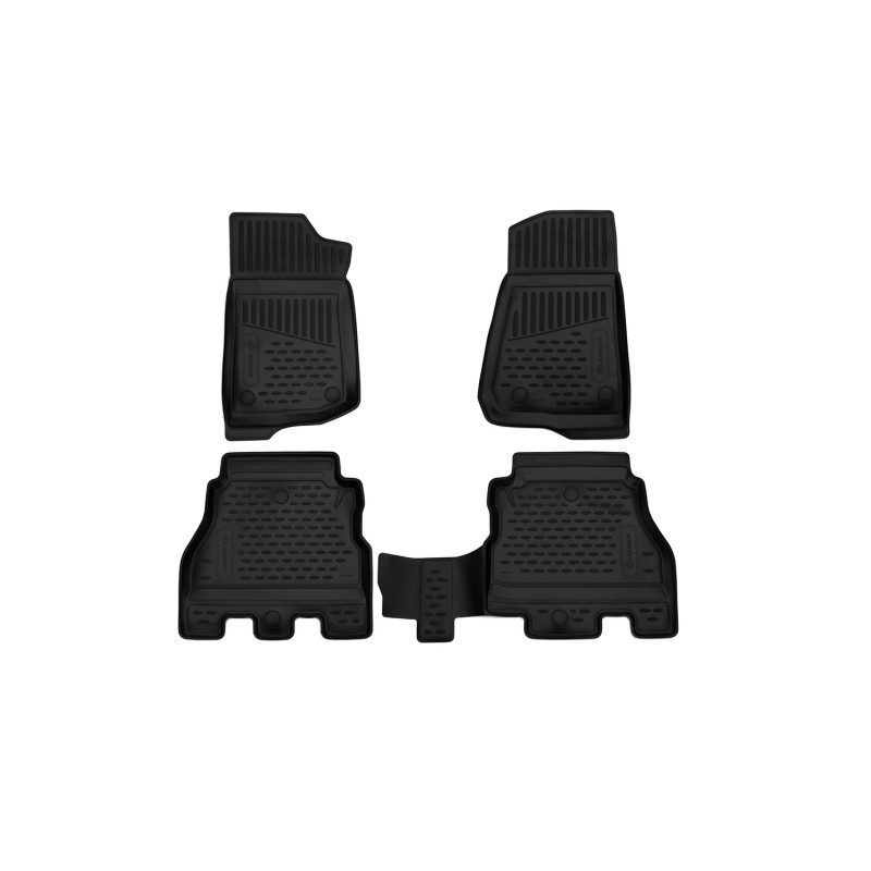 Tappetini su misura per JEEP Wrangler, 2018-, (USA), 4 pcs. (Cod. N-EXP.ELEMENT1886210k)