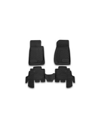 Tappetini su misura per JEEP Wrangler 4 doors, 2007-2018 4pcs. (Cod. N-EXP.NLC.24.06.210)