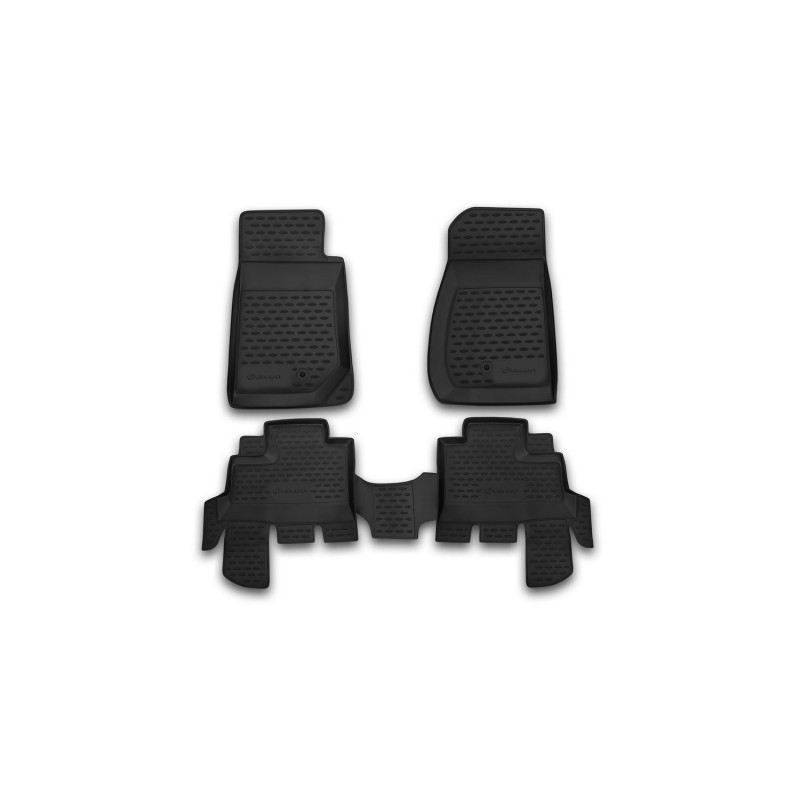 Tappetini su misura per JEEP Wrangler 4 doors, 2007-2018 4pcs. (Cod. N-EXP.NLC.24.06.210)